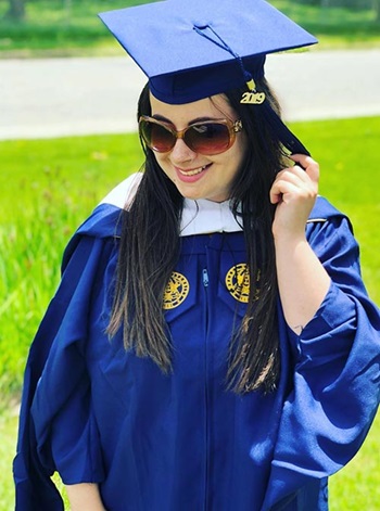 ToniAnn Eisman in graduation gown